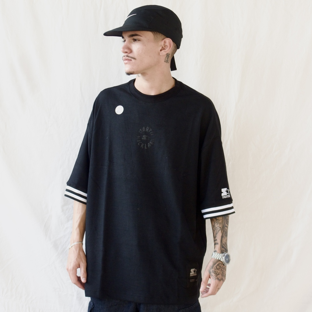 CAMISETA STARTER - OVER CONCEPT PRETO