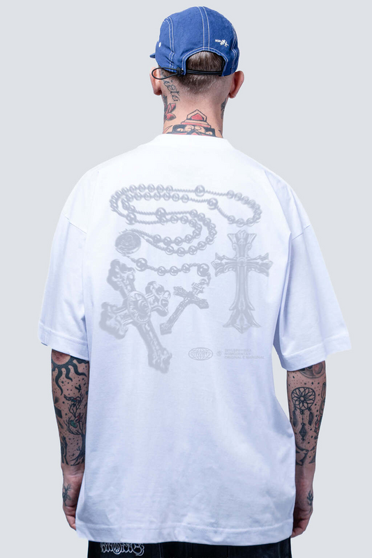 CAMISETA CHRONIC - ABENÇOADO PREMIUM BRANCO