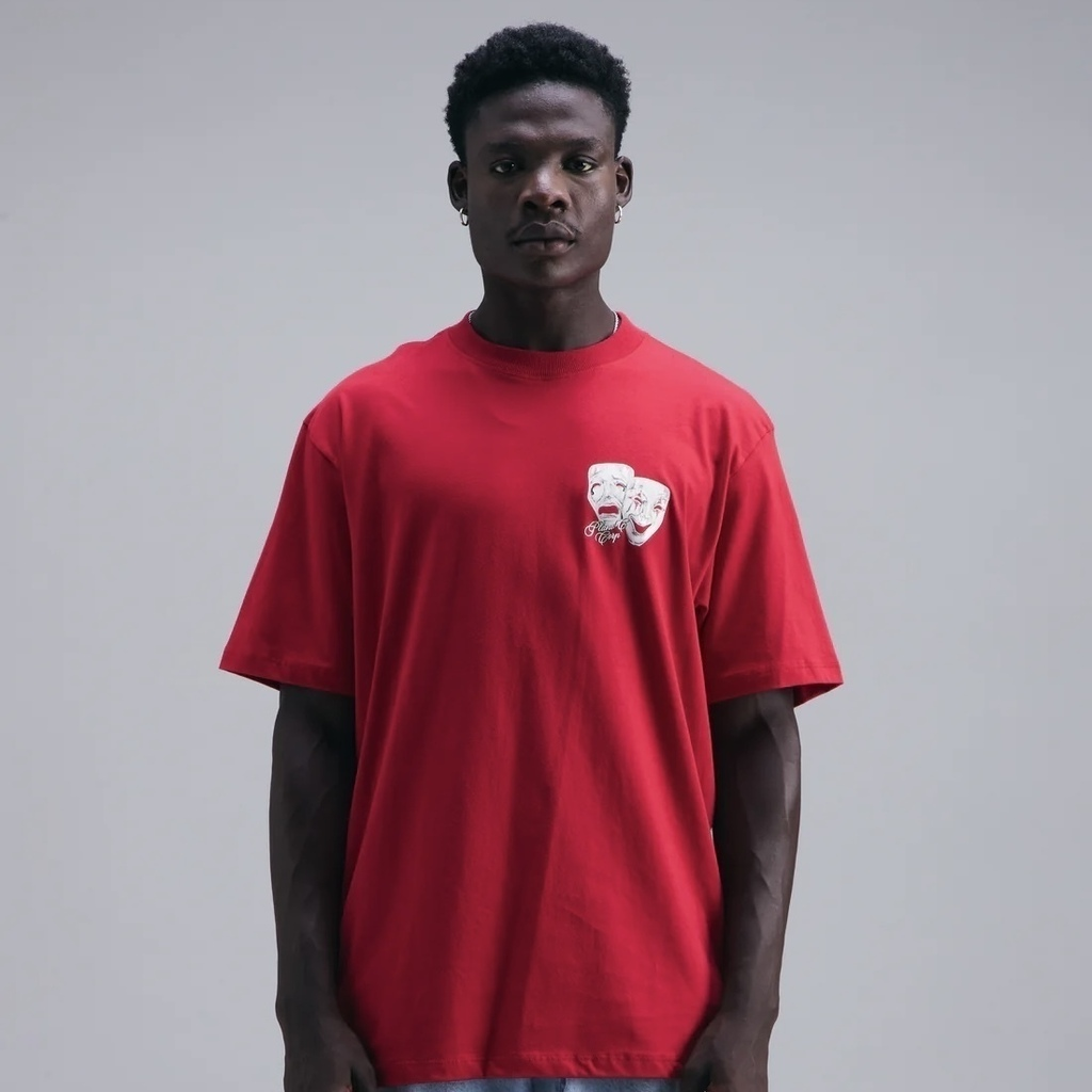 CAMISETA PLANO C - MASKS RED