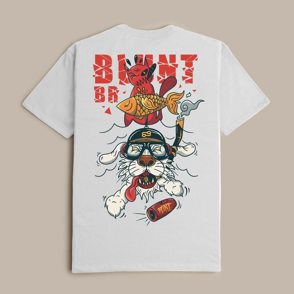 CAMISETA BLUNT - CRAZY DOG BRANCO
