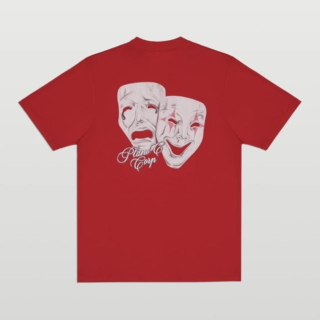 CAMISETA PLANO C - MASKS RED