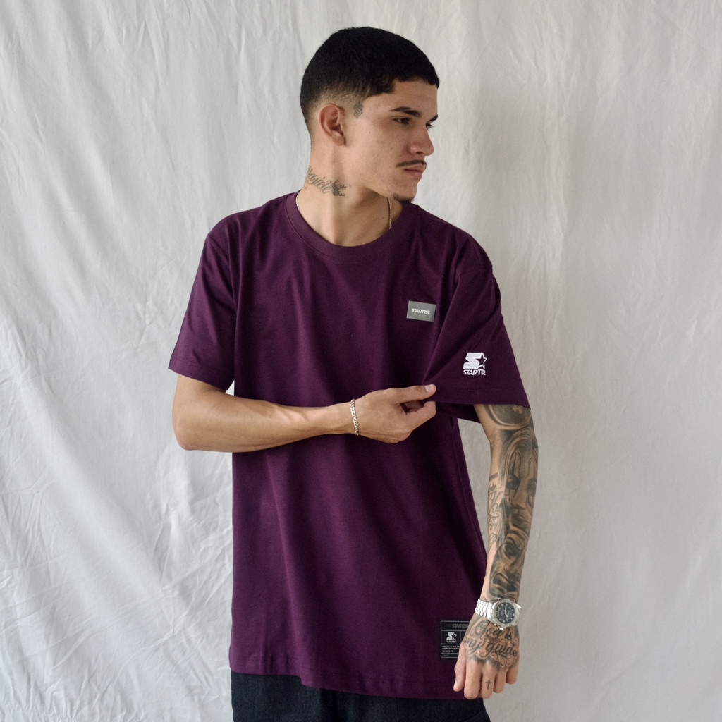 CAMISETA STARTER - MINIMALISTA BASIC ROXO