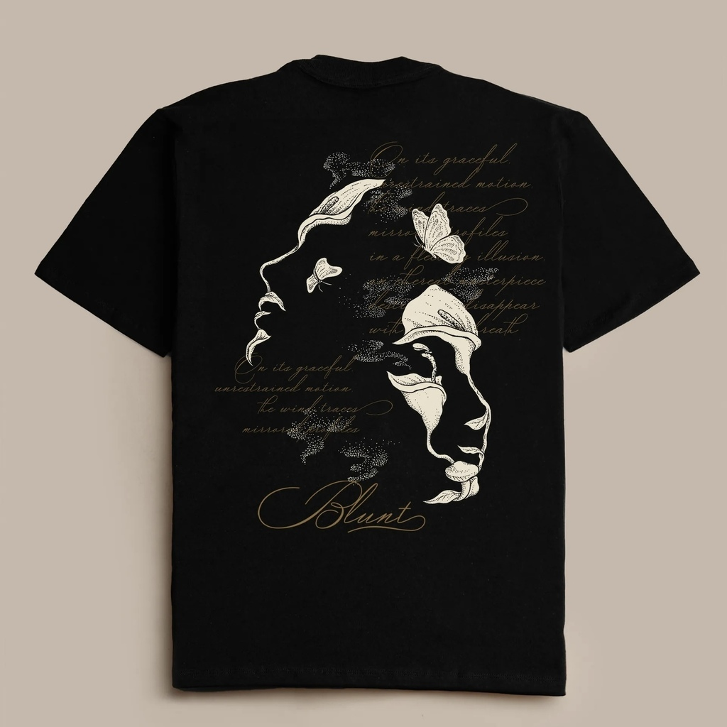 CAMISETA BLUNT - PAREIDOLIA PREMIUM PRETA