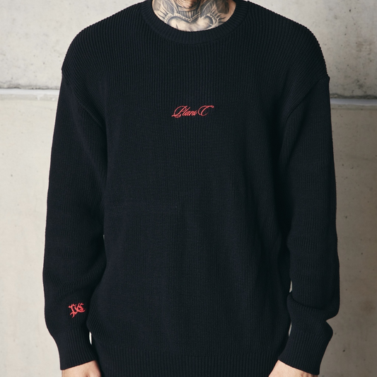SUÉTER PLANO C - "CORPORATION" BLACK