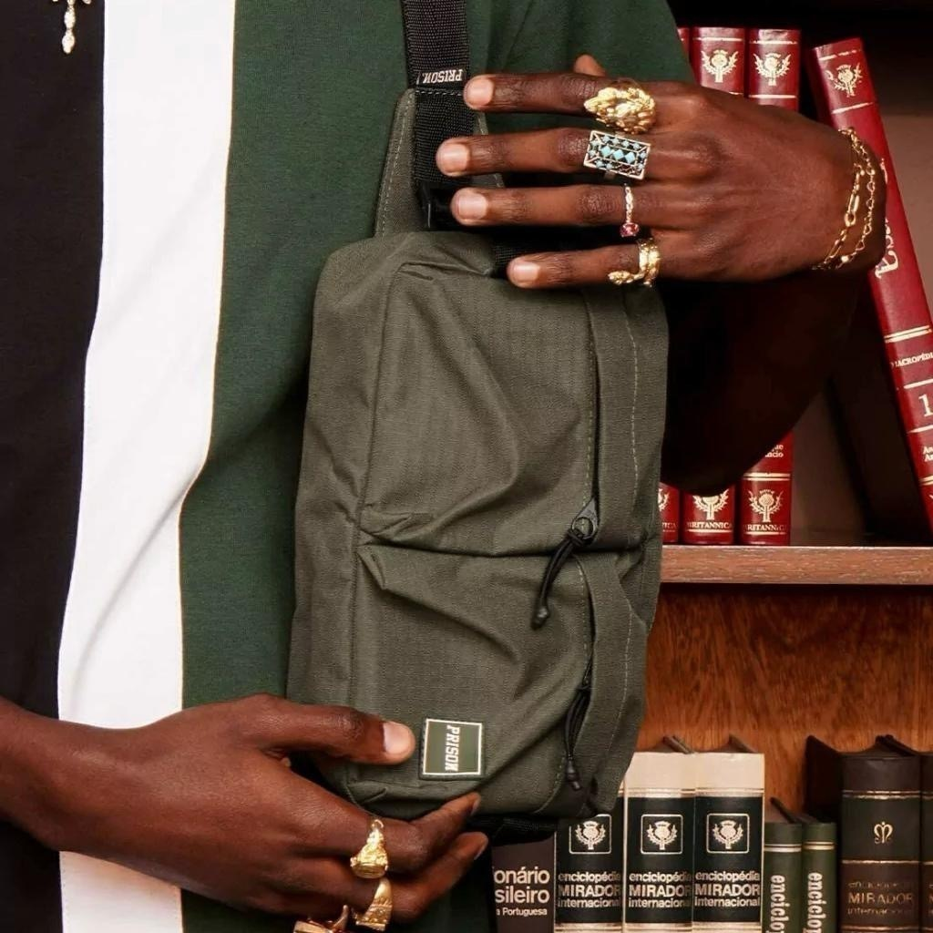 SHOULDER BAG PRISON - POCKETS PREMIUM GREEN