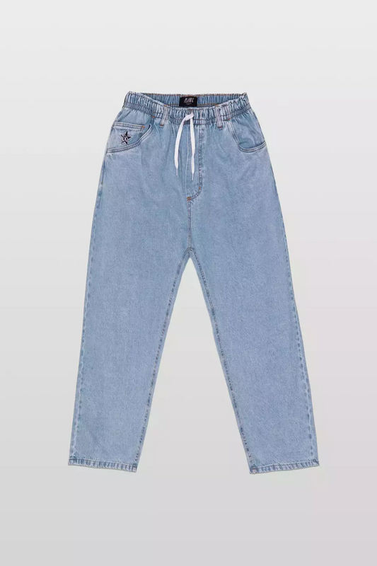 CALÇA PLANO C - BALLON JEANS STAR LIGHT WASH
