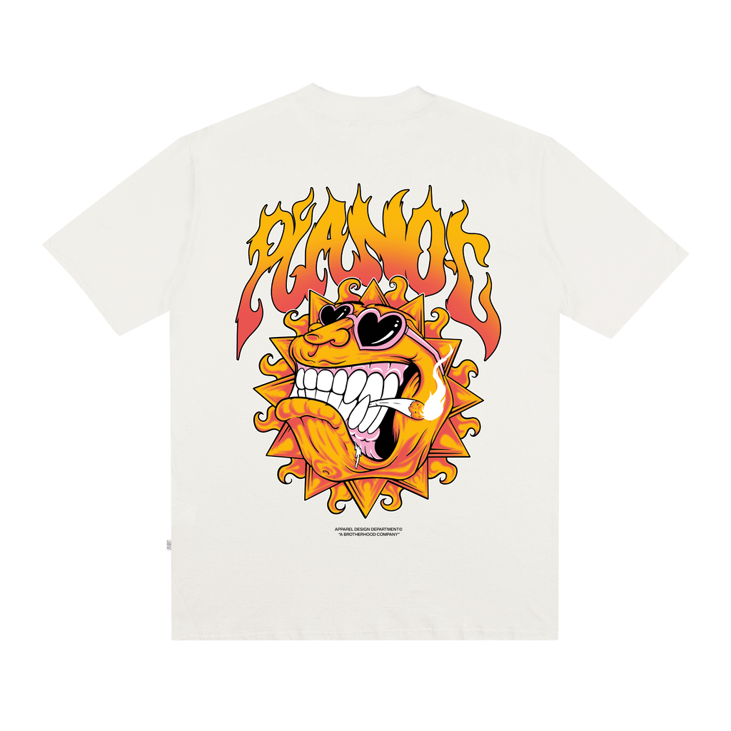 CAMISETA PLANO C - STONED SUN MARFIM