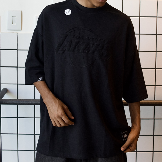 CAMISETA NBA - LAKERS OVER BLACK