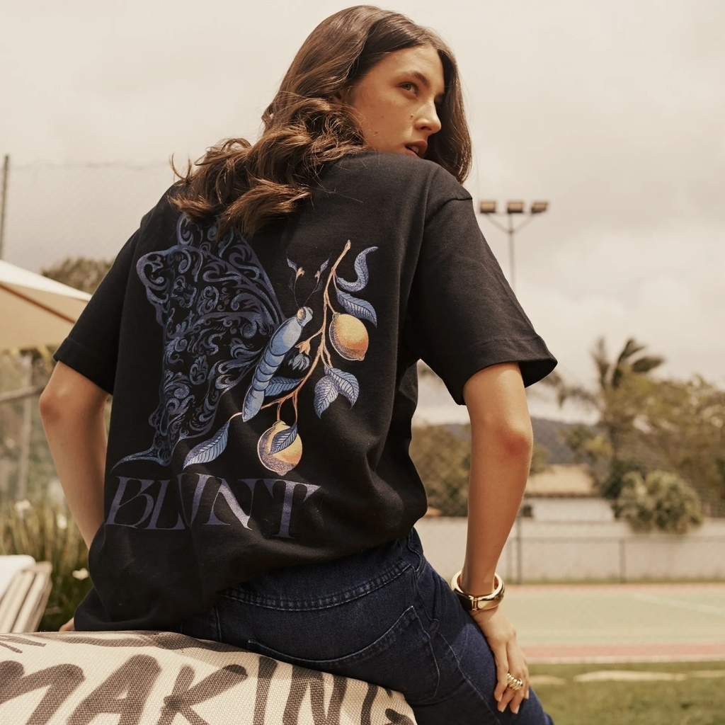 CAMISETA BLUNT - VOLARE PREMIUM PRETO