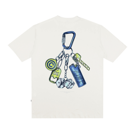 CAMISETA PLANO C - KEYCHAIN MARFIM