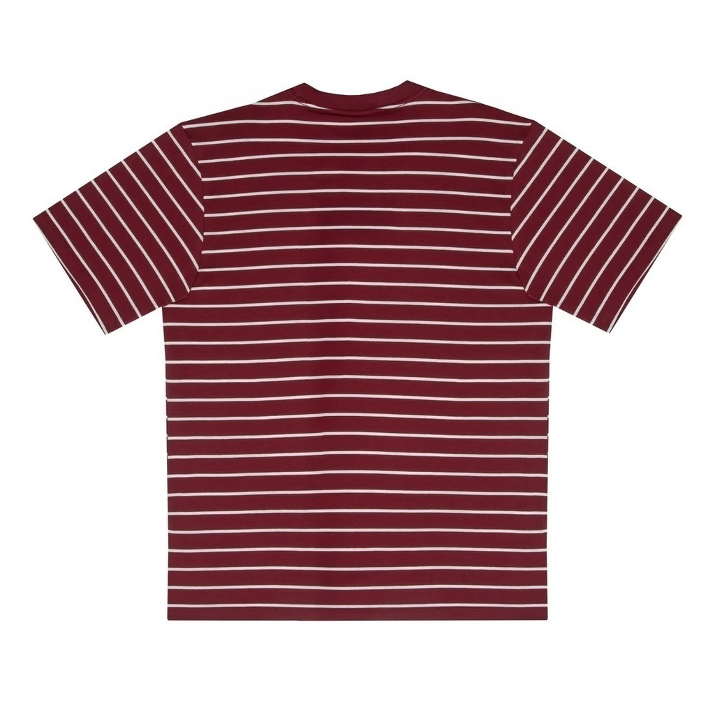 CAMISETA PLANO C - LISTRADA "CORPORATION" BURGUNDY