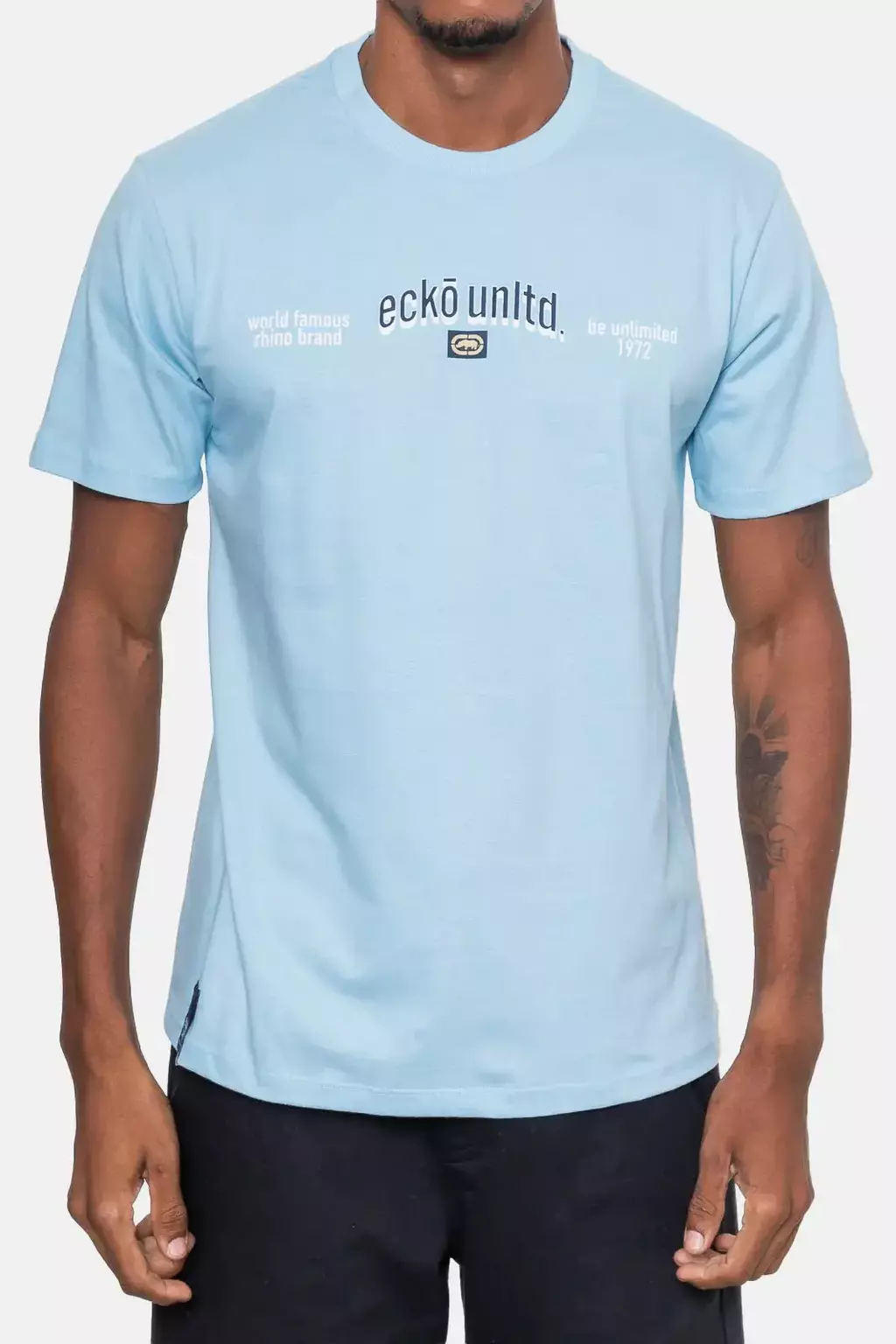 CAMISETA ECKO - FAMOUS AZUL CLARO