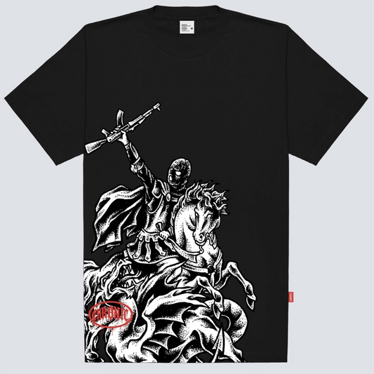 CAMISETA CHRONIC- CAVALEIRO AK PRETO
