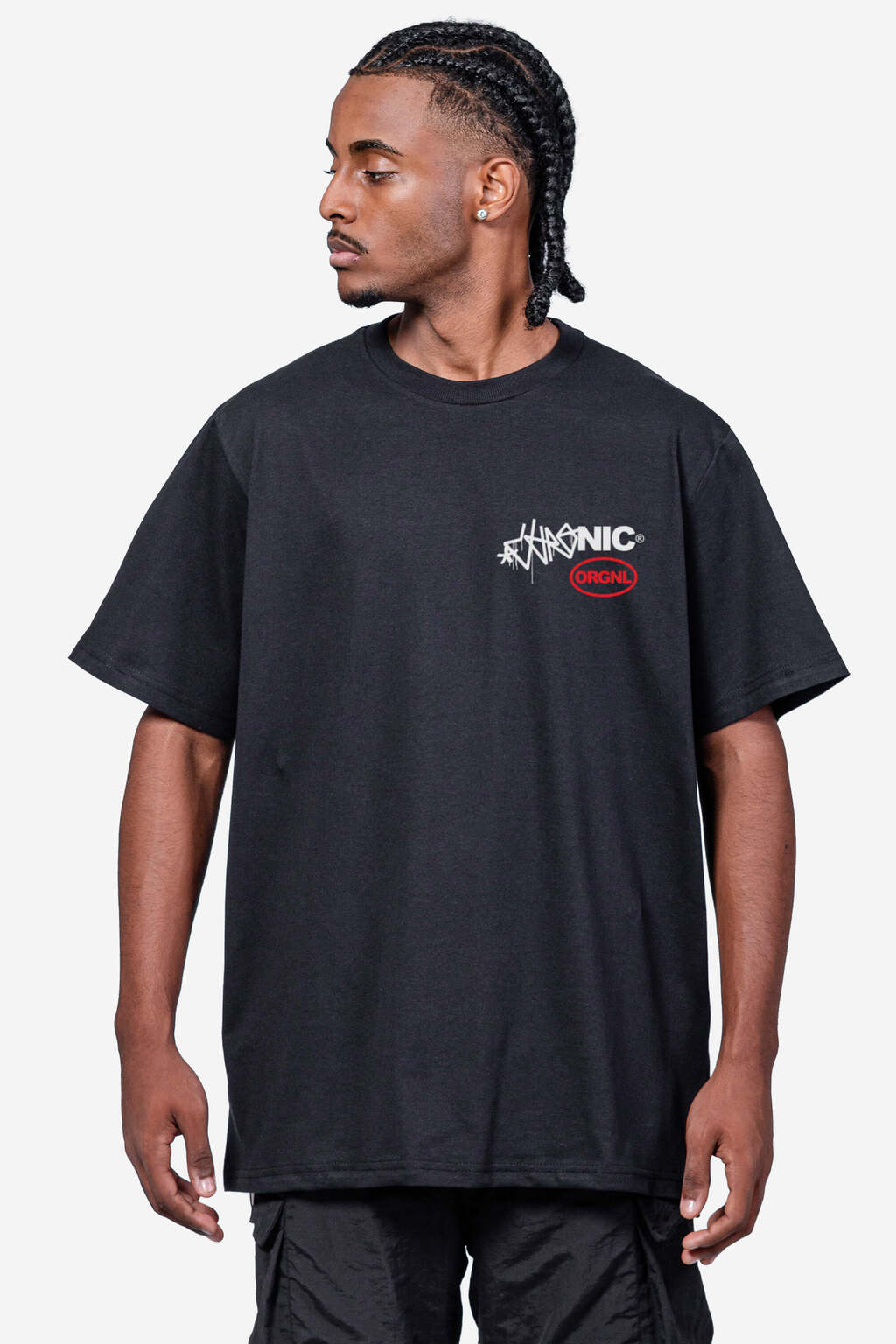 CAMISETA CHRONIC - TUPAC DOUBLE PRETO