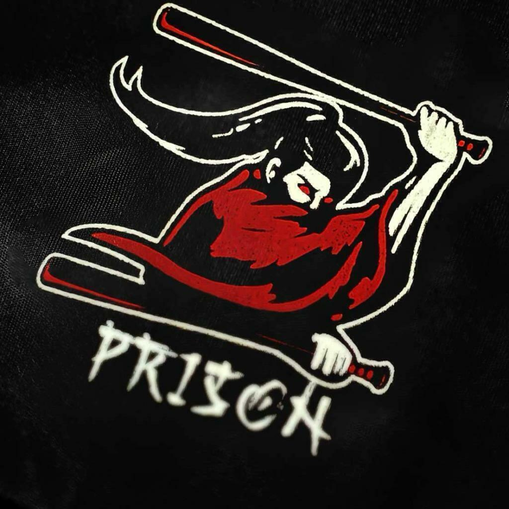 CAMISETA PRISON - BASEBALL SAMURAI PRETA