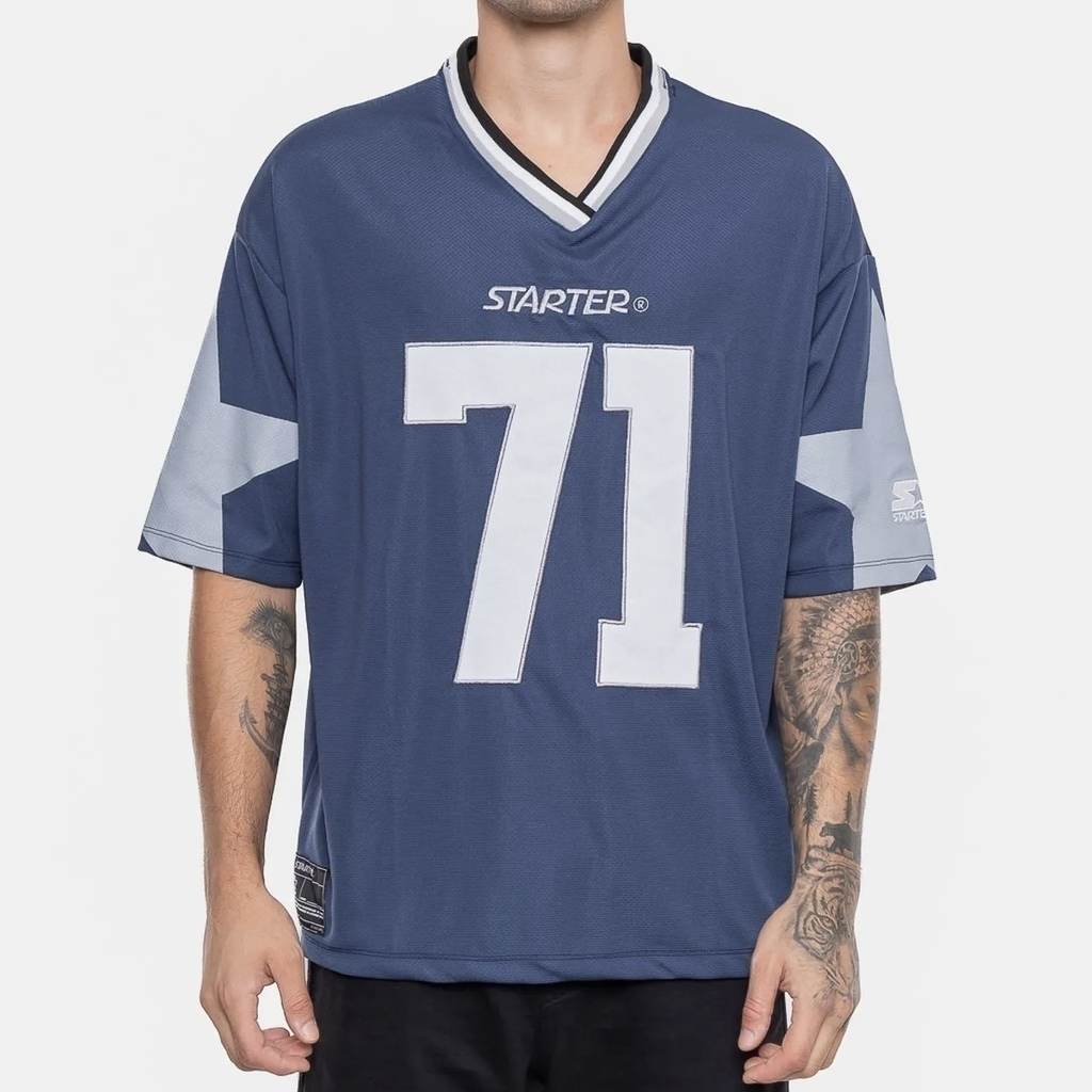 CAMISETA STARTER - ESTAMPADA AZUL