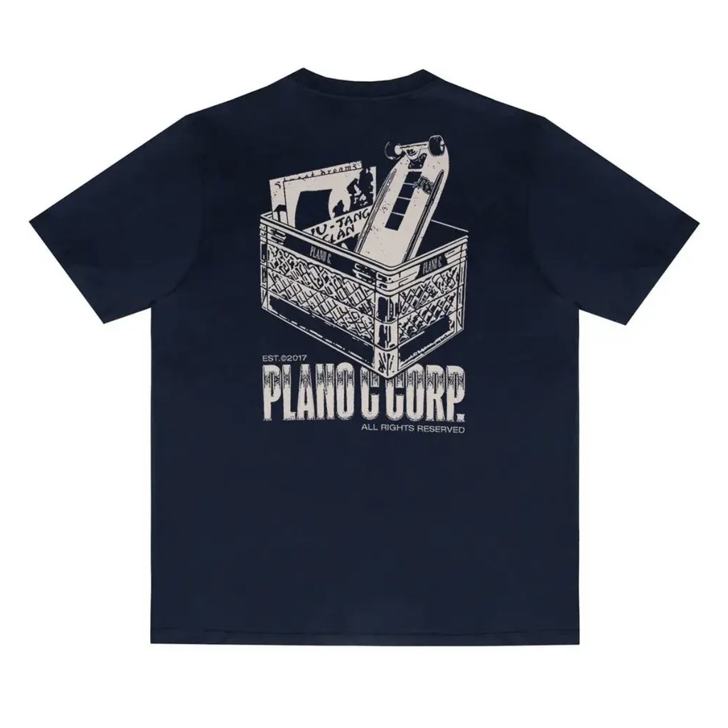 CAMISETA PLANO C - MEMORIES AZUL MARINHO