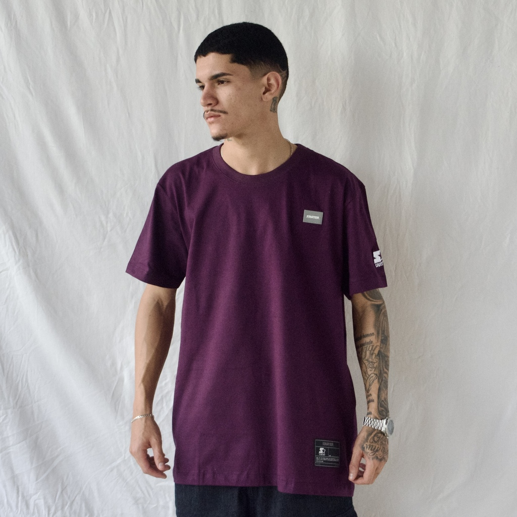 CAMISETA STARTER - MINIMALISTA BASIC ROXO