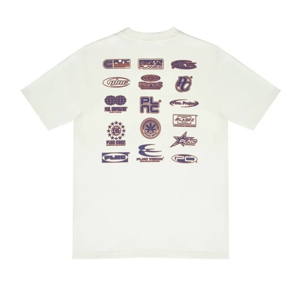 CAMISETA PLANO C - LOGOS MARFIM