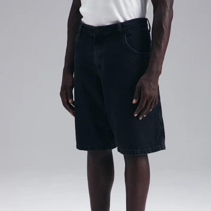 BERMUDA PLANO C - DENIM CARPETER BLACK