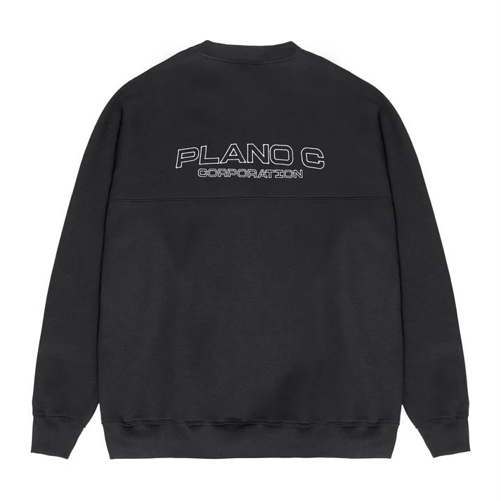 MOLETOM PLANO C - CREWNECK BLACK